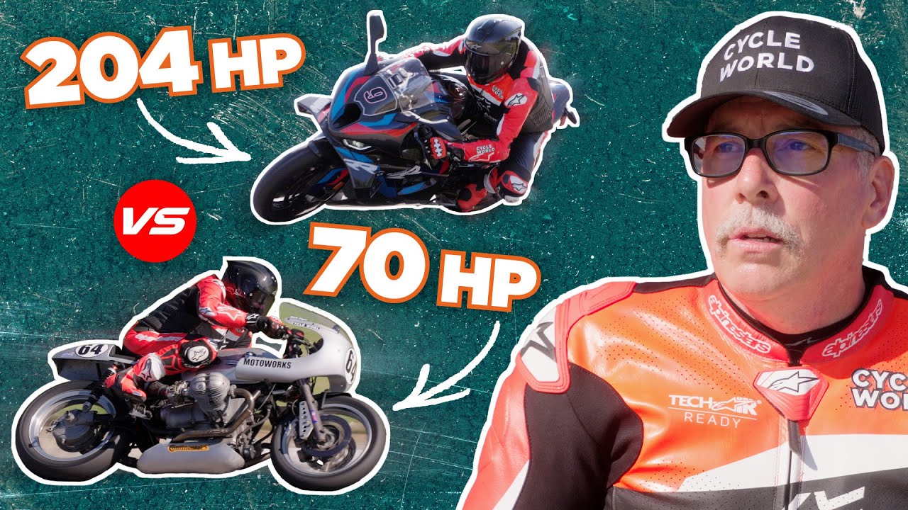 We Tested BMWs Oldest And Newest Superbikes