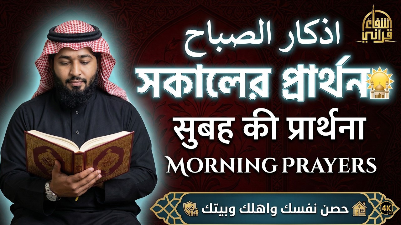 أذكار الصباح كاملة بصوت جميل💚 راحة وسكينة – القارئ شمس الحق – SHAMSUL-HAQQ