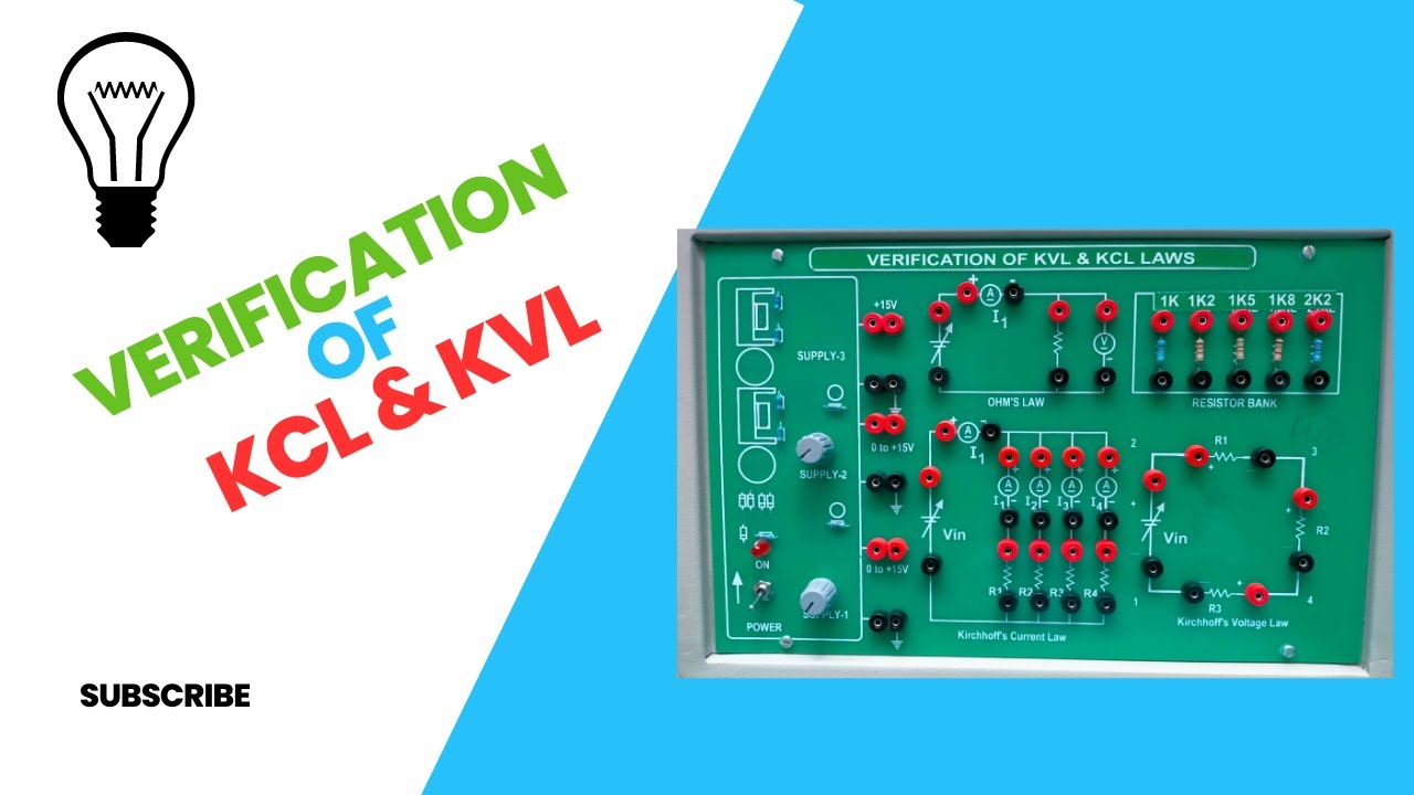 Проверка эксперимента KCL и KVL