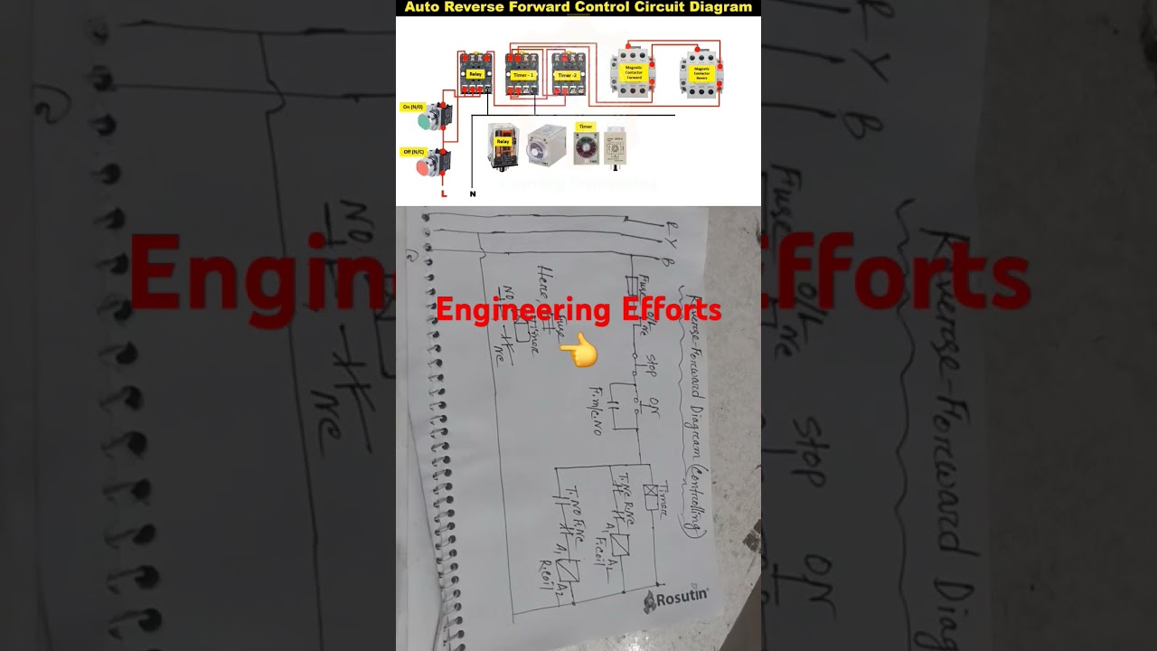 Auto forward-Reverse Connection #electrical