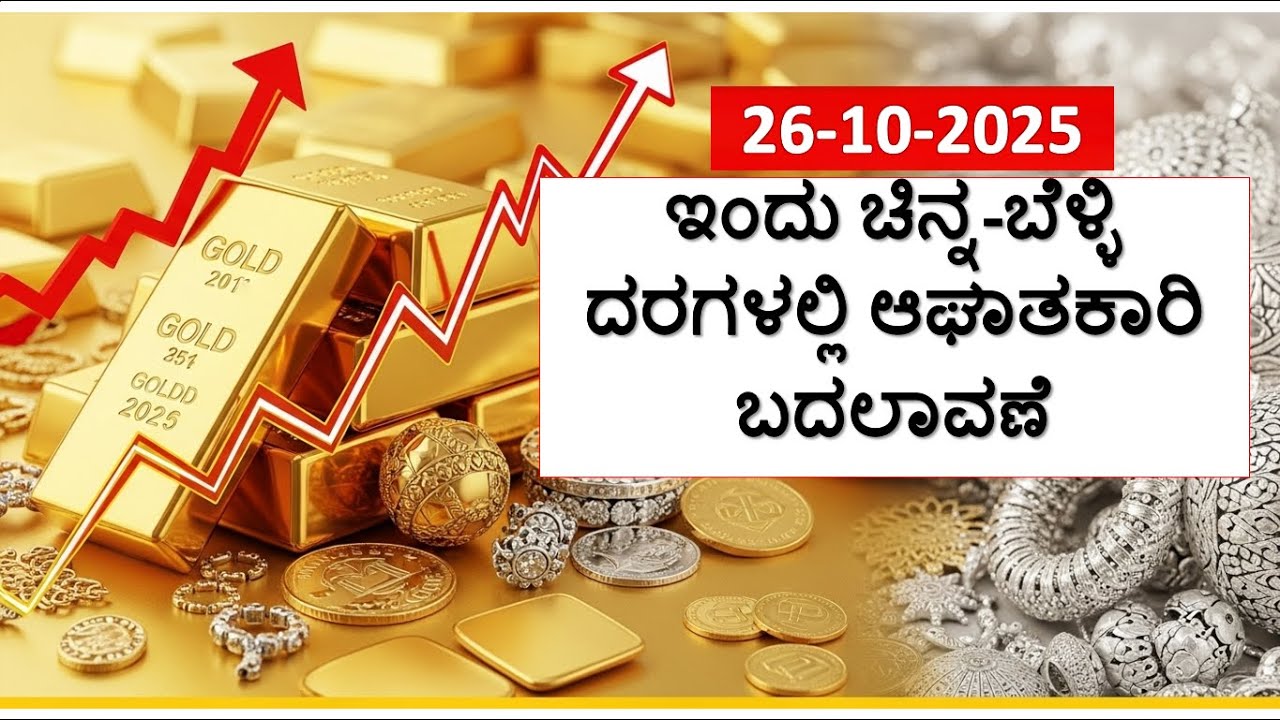 Today Gold Rate 26 October 2025 | Gold Price in Karnataka | Today Gold Silver Rate in Bangalore