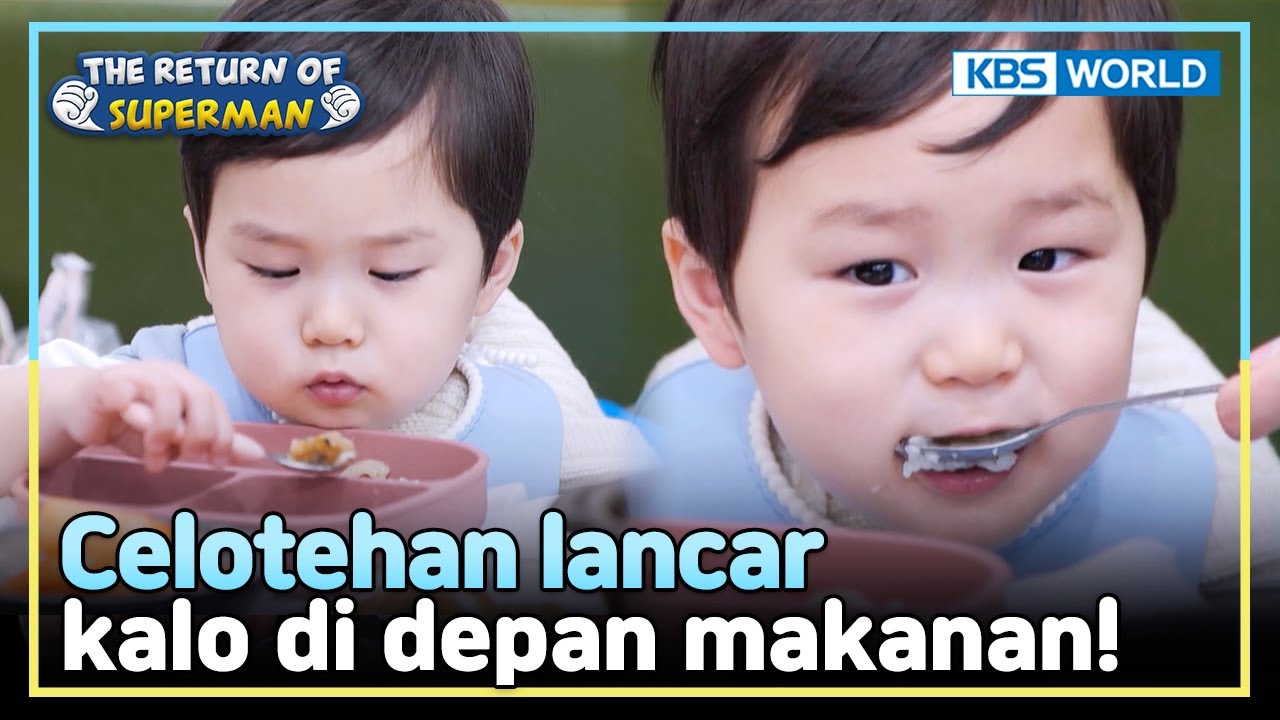 [IND/ENG] Eunwoo lancar ngomong kalo lagi makan! | The Return of Superman | KBS WORLD TV 240128