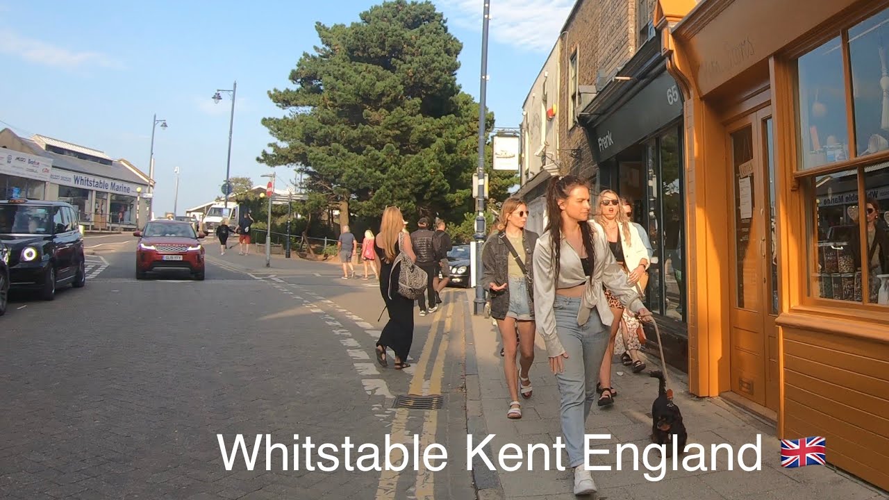 Whitstable Kent England 🇬🇧 town centre/ beach walk