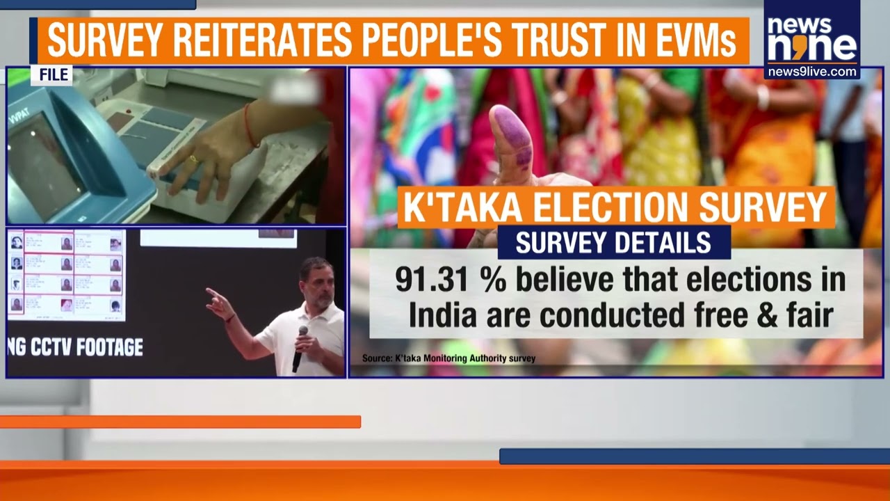 Karnataka Survey Shows Strong Public Trust In EVMs Despite Ballot Paper Push | News9