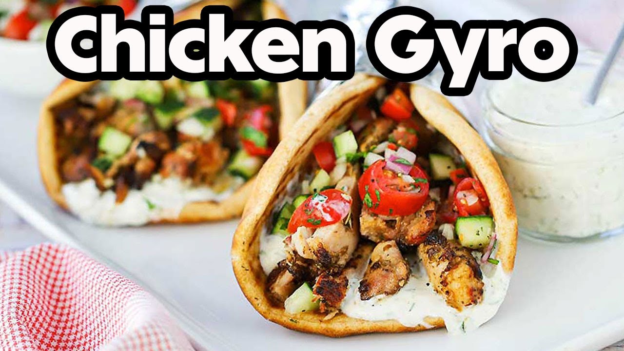 Greek Cuisine | CHICKEN GYRO WITH TZATZIKI SAUCE | How To Feed a Loon