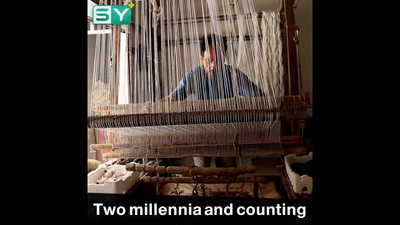Drawloom weaving in rural Idlib