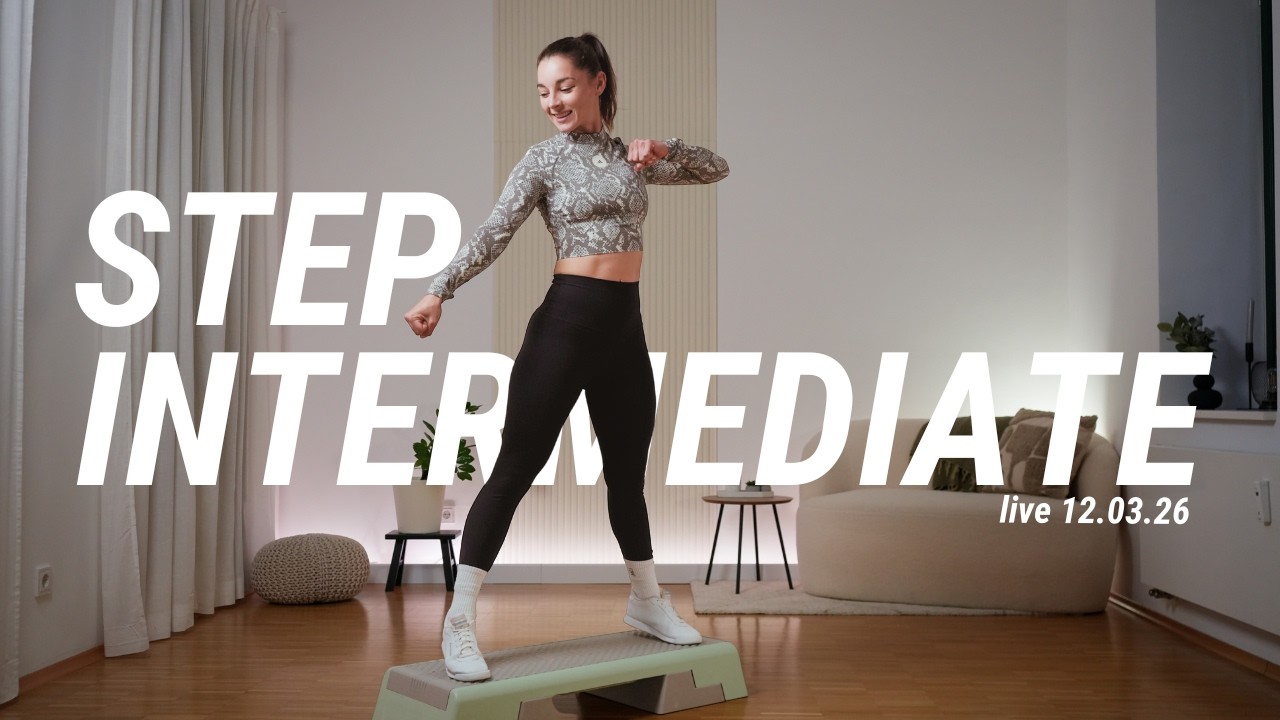 Step Aerobic Choreo Intermediate - Advanced | Live Kurs vom 12.02.26 | #stepaerobics