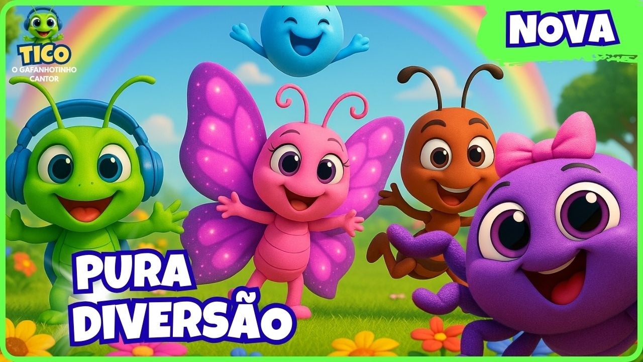 🎉 Corre, Pula e Dança com o Tico | 45 Minutos de Música Infantil @ticogafanhotinho