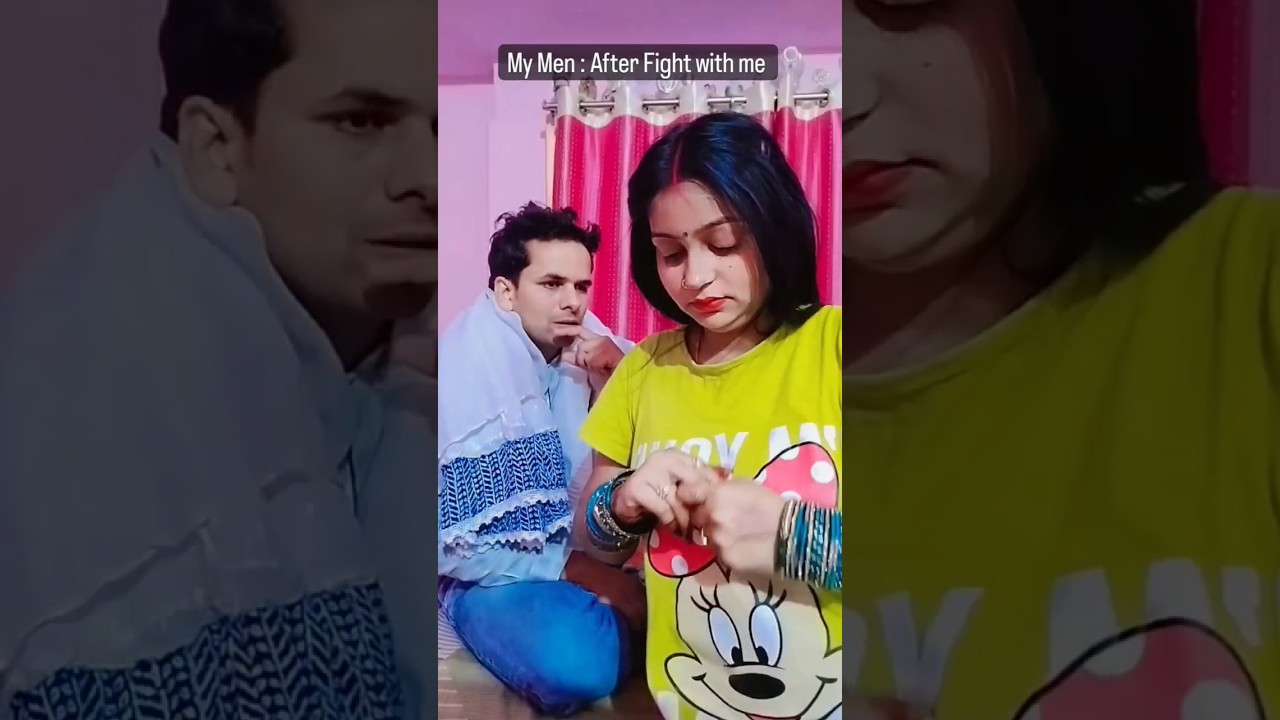 My Men After Fighting with me #funny #viral #trending #comedy #couple