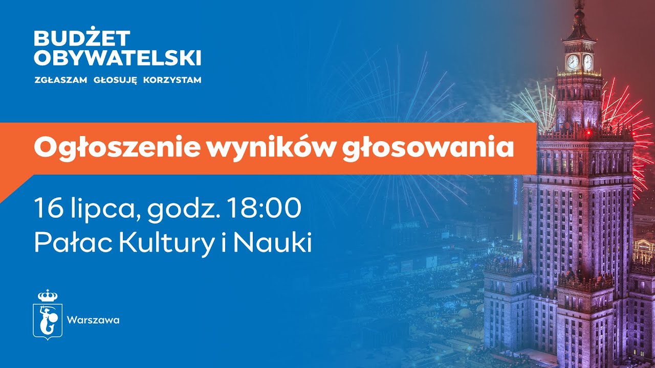 Gala ogłoszenia wyników 11. edycji Budżetu Obywatelskiego