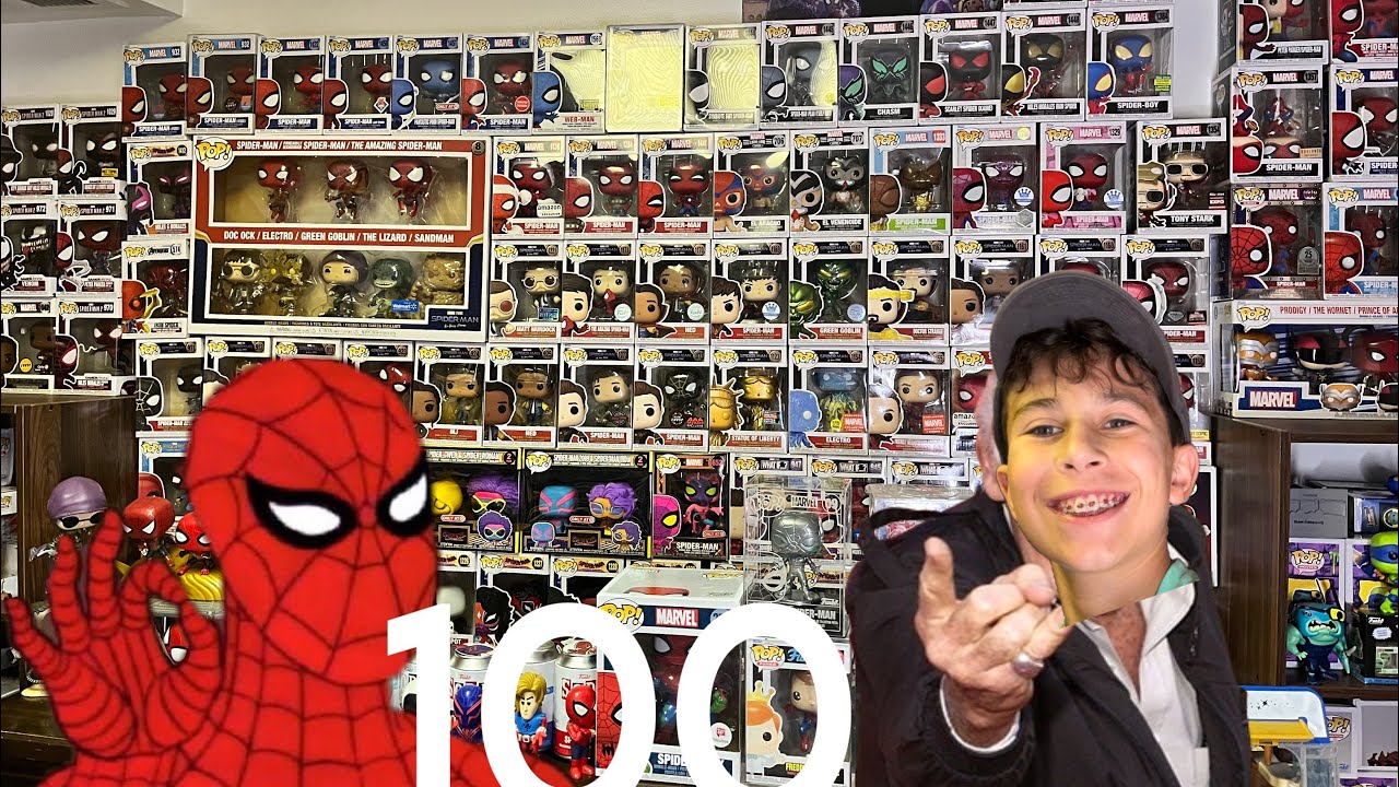 All my spiderman funko pops! (100+)