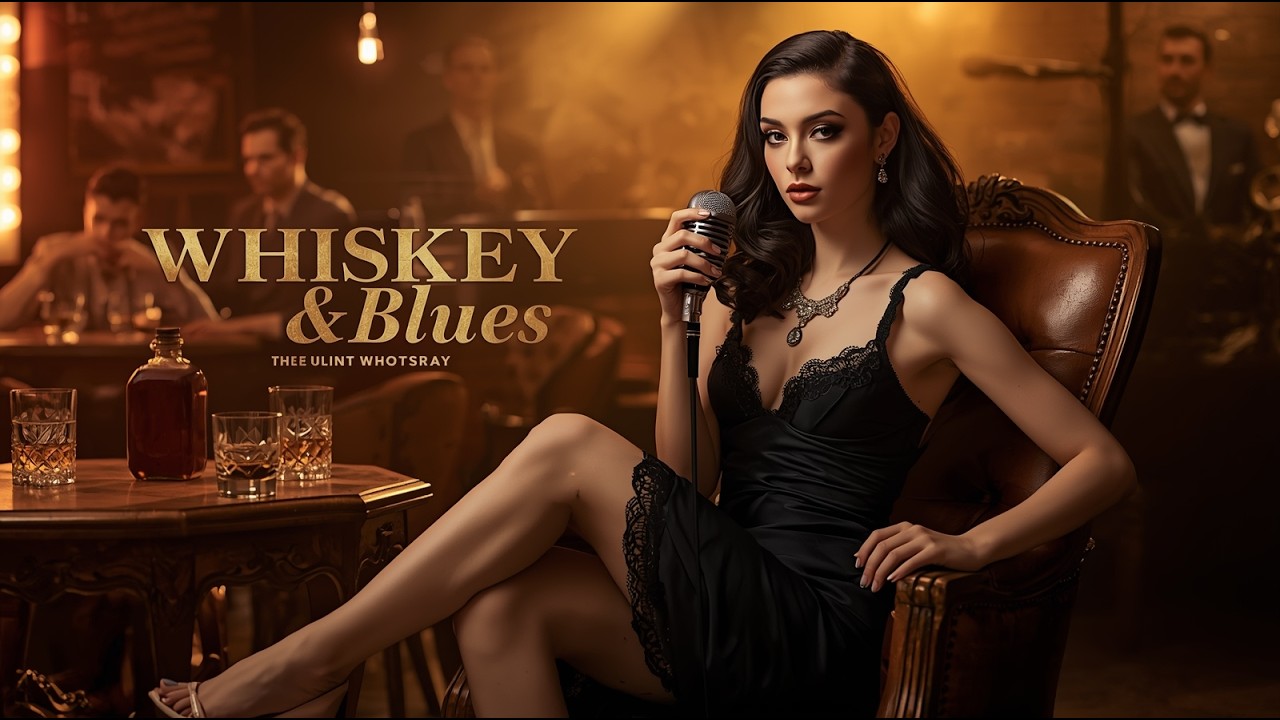Classic Whiskey Blues 🎸 Deep Soothing Slow Blues Guitar for a Timeless Nostalgic Midnight