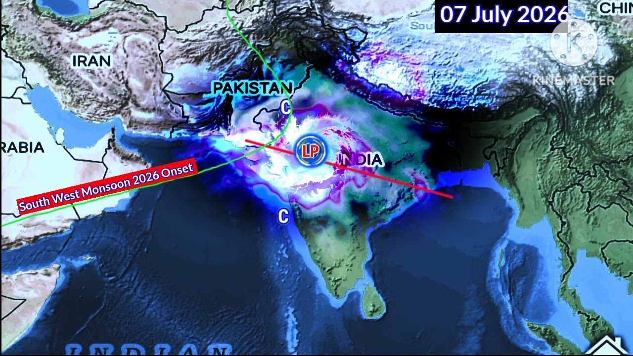 NEXT 25 Days Weather System Map Monsoon Onset Date Analysis//18 June 2026 Update. 