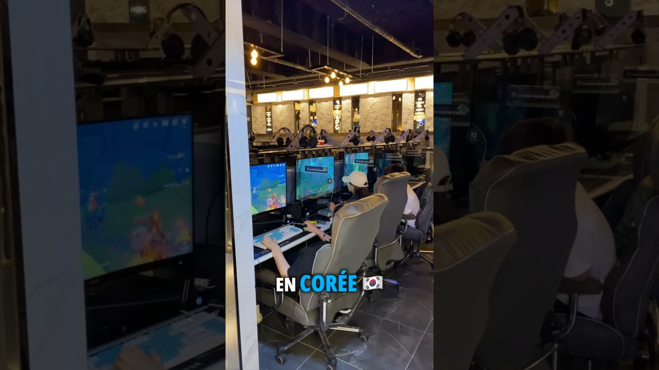 Les cybercaf&eacute;s en Cor&eacute;e 🇰🇷 c&rsquo;est next level 🤯