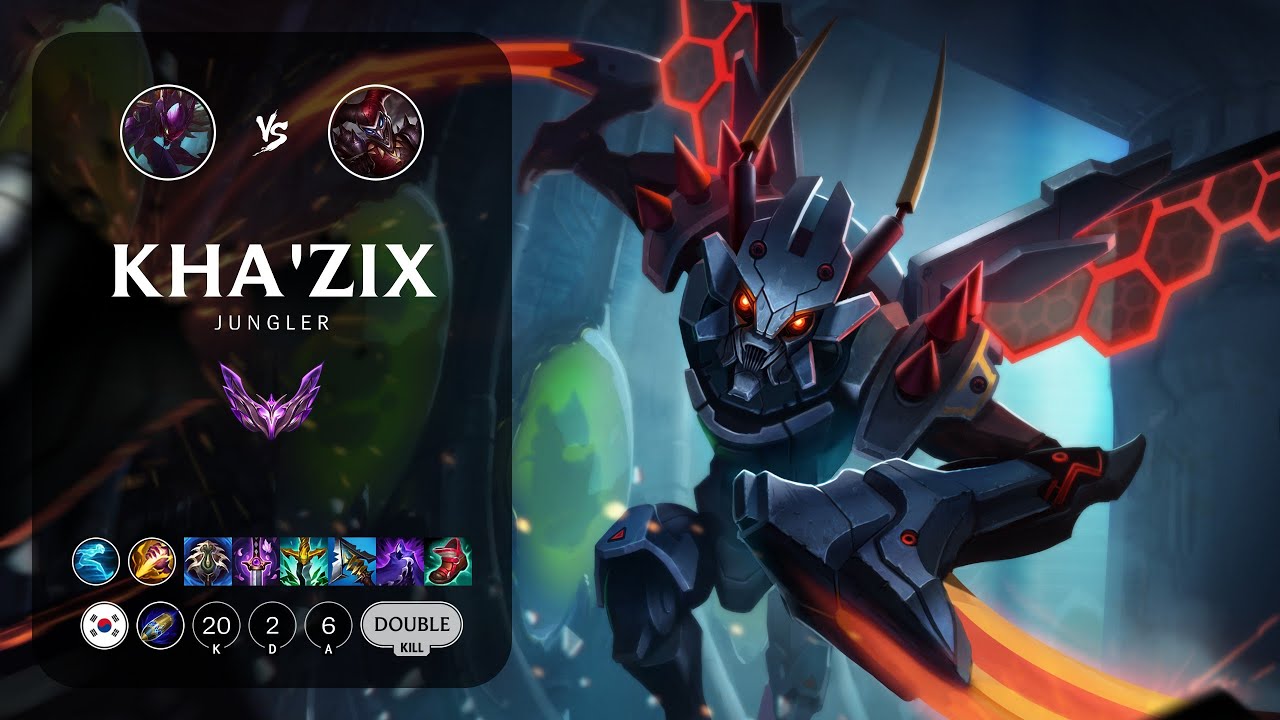 Kha'Zix Jungle vs Shaco - KR Master Patch 14.4