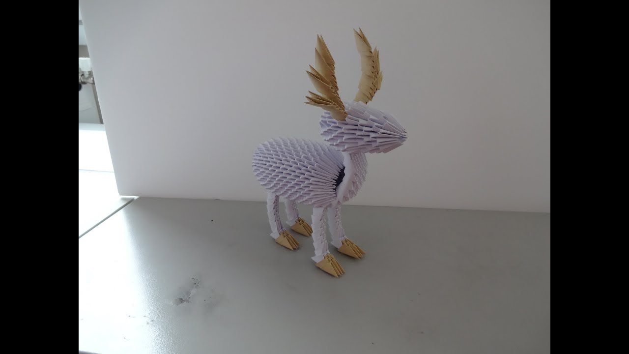 How to - 3D Origami Reindeer | DIY Paper Craft Tutorial