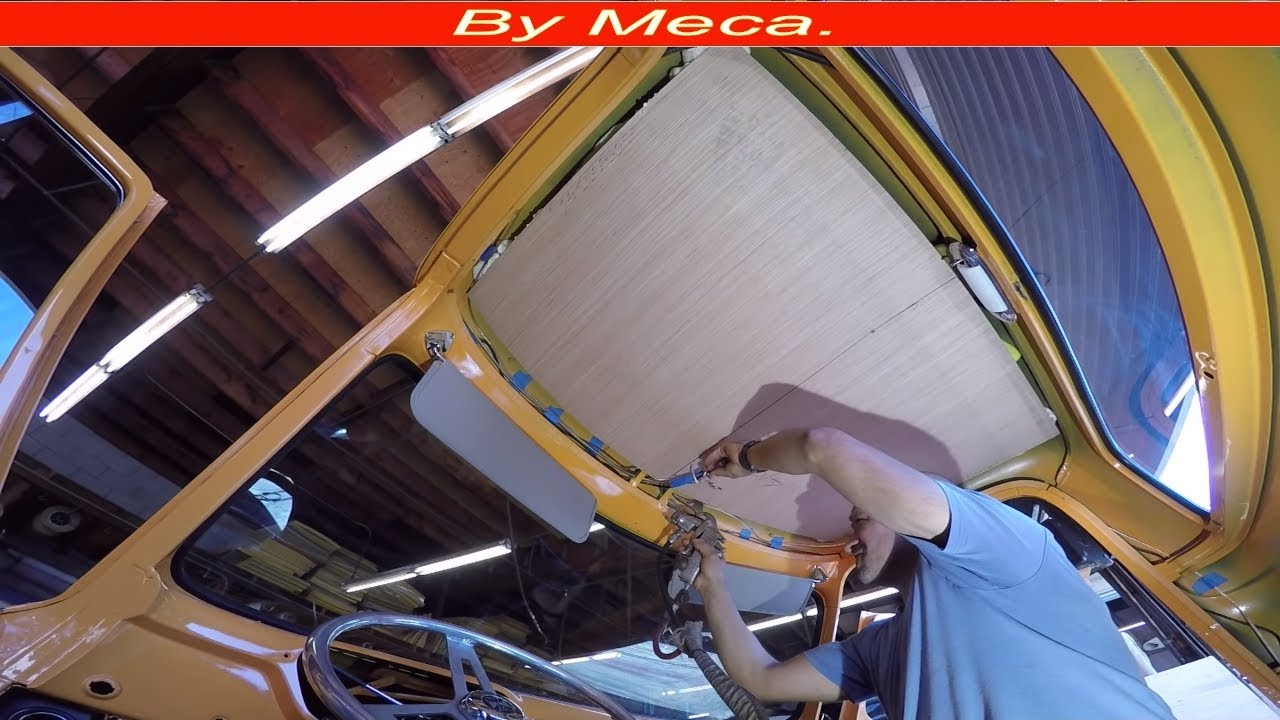 Como Tapizar el techo de una ford Pickup1957 - Classic truck headliner