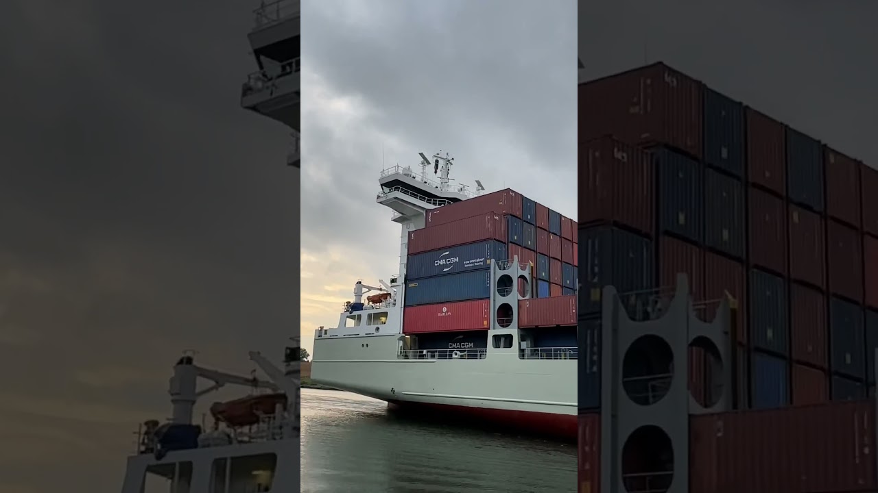 Vera Rambow im NOK HH-KLJ  #containership #nordostseekanal #vessel #frachtschiff