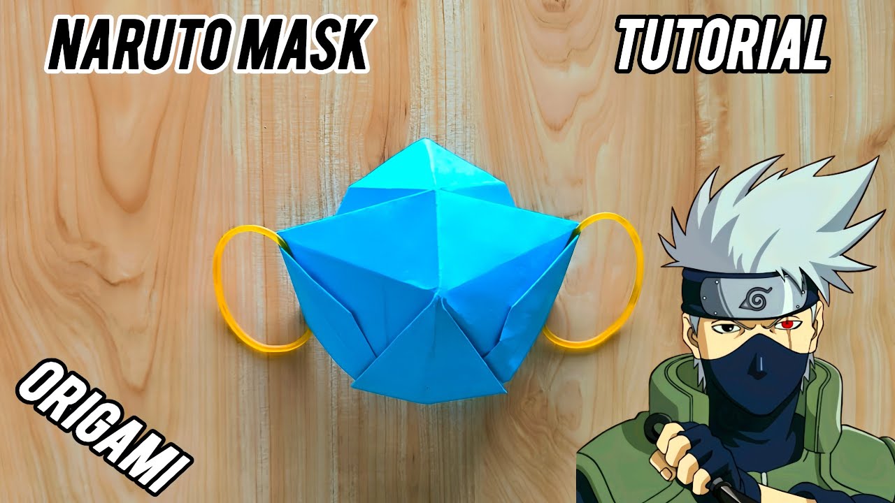 How to Make an Origami Kakashi Mask – Easy Step-by-Step Tutorial!Perfect for Naruto Cosplay Fans!