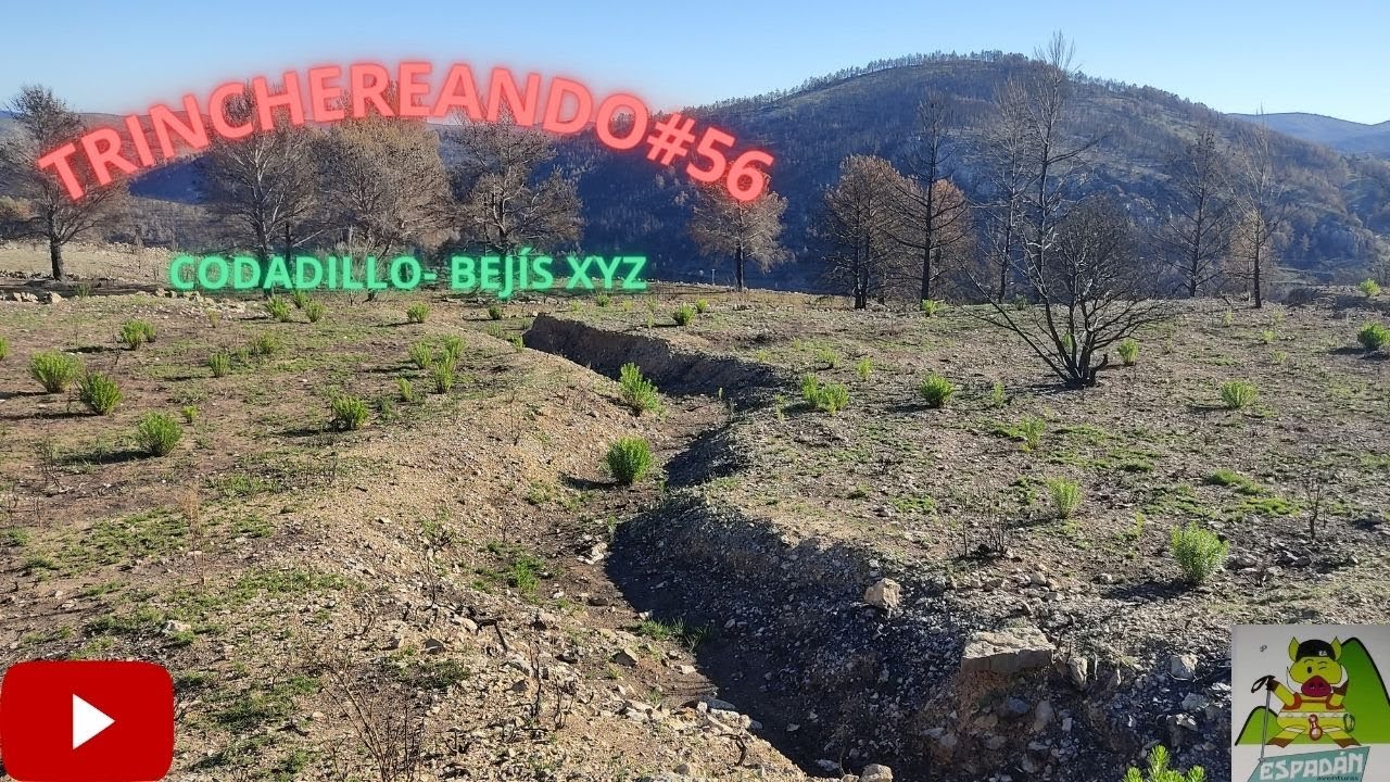 TRINCHERAS EN BEJÍS DESPUÉS DEL INCENDIO!!!! GUERRA CIVIL-TRINCHEREANDO#56