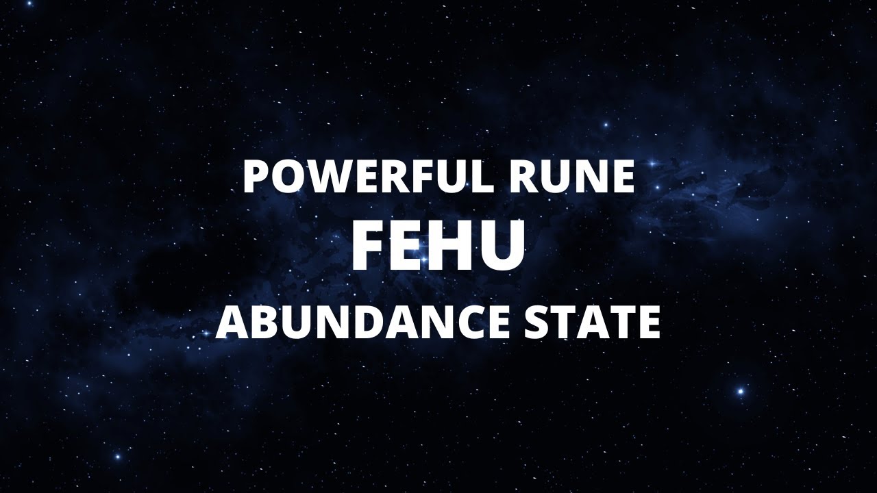 Powerful Rune FEHU Meditation - Abundance State
