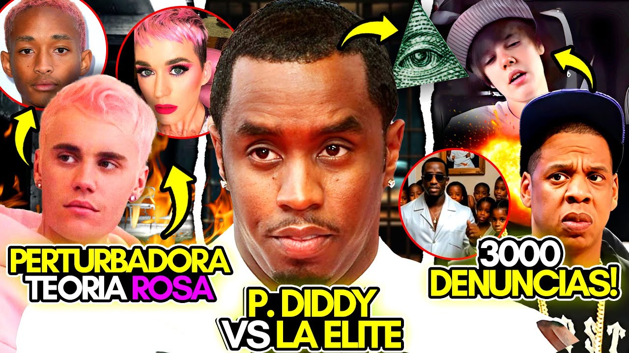 La ELITE detr&aacute;s del CASO DIDDY! JUSTIN BIEBER y la PERTURBADORA teor&iacute;a ROSA! 3000 Nuevas Denuncias!