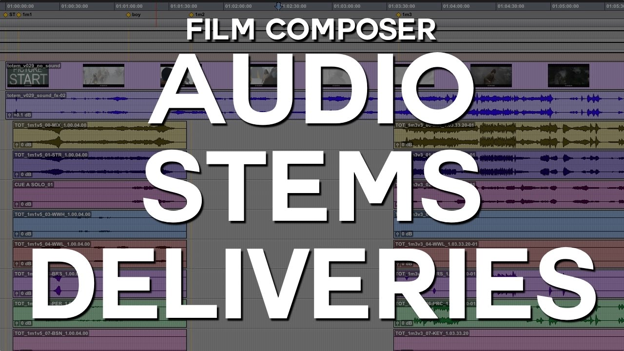 Audio Stems Deliveries for Film Composers