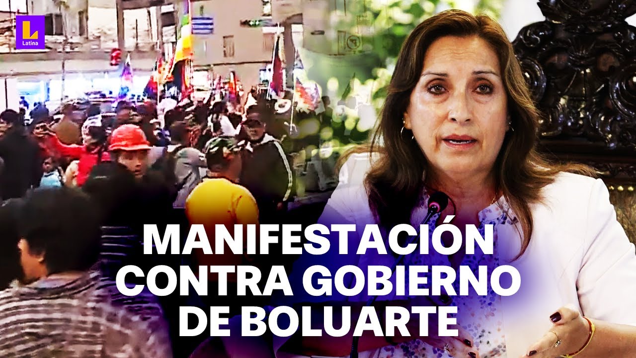 INICIAN MARCHAS CONTRA EL GOBIERNO DE DINA BOLUARTE | LATINA EN VIVO