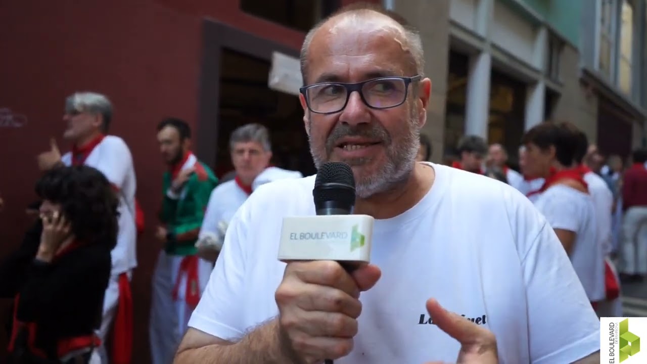 Fermín Elizalde, balance de Fiestas en la Churrería de la Mañueta