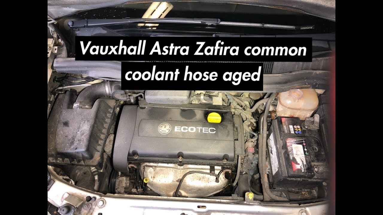 Vauxhall Astra Zafira 1.6 petrol common coolant aged hose