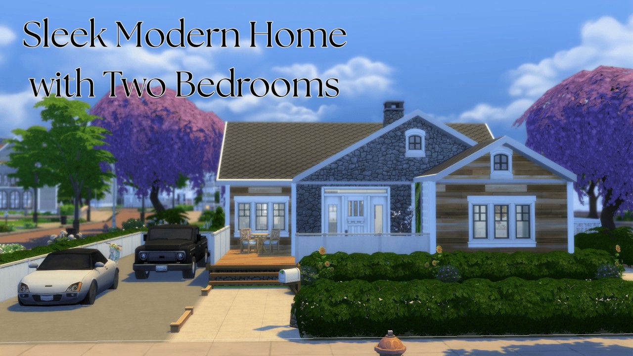 Sleek Modern Home with Two Bedrooms