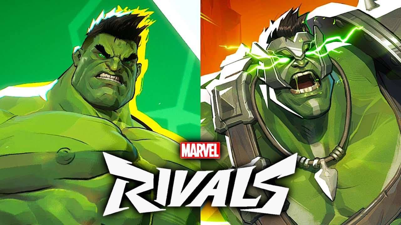 Marvel Rivals - All Hulk Abilities, Skins, Emotes, Intros & MVP Animations (4K 60FPS)