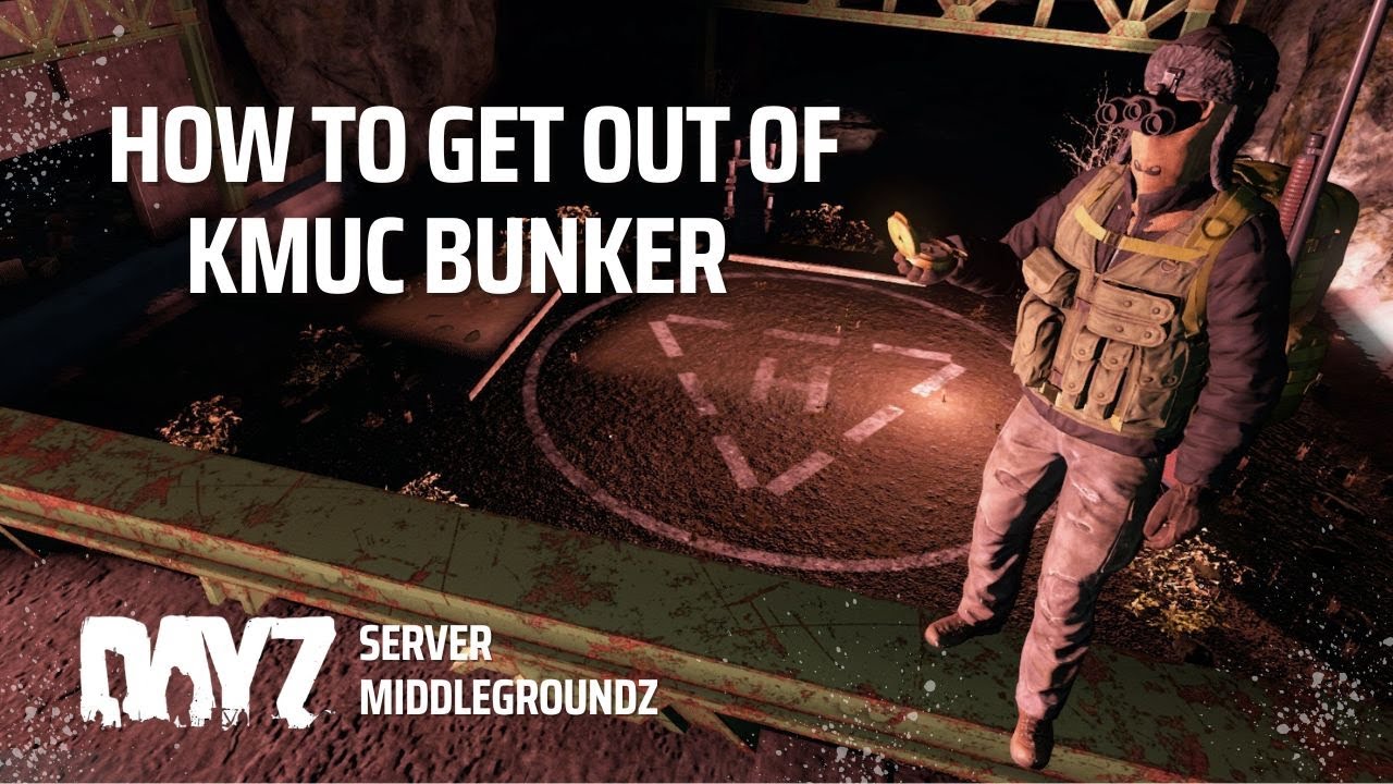 DayZ Deer Isle KMUC bunker - How to get out (with map)