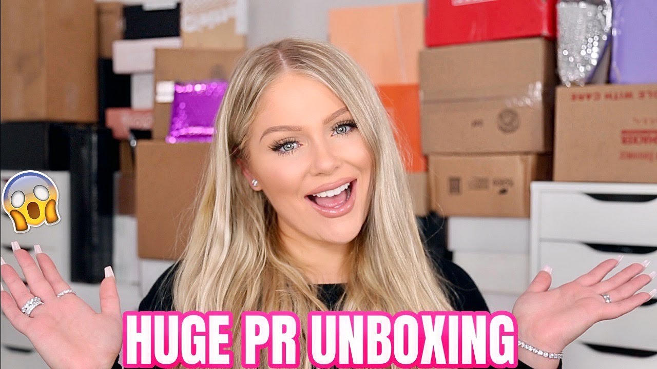 HUGE PR UNBOXING HAUL | MASSIVE AMOUNT OF FREE MAKEUP!