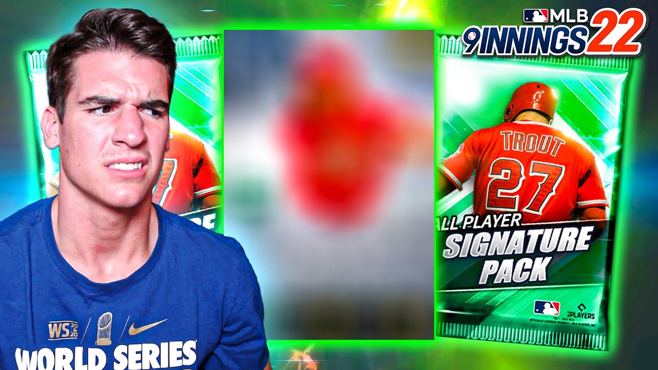 PULLING THE WORST SIG IN THE GAME... 3 Signature Pack Opening! - MLB 9 Innings 22