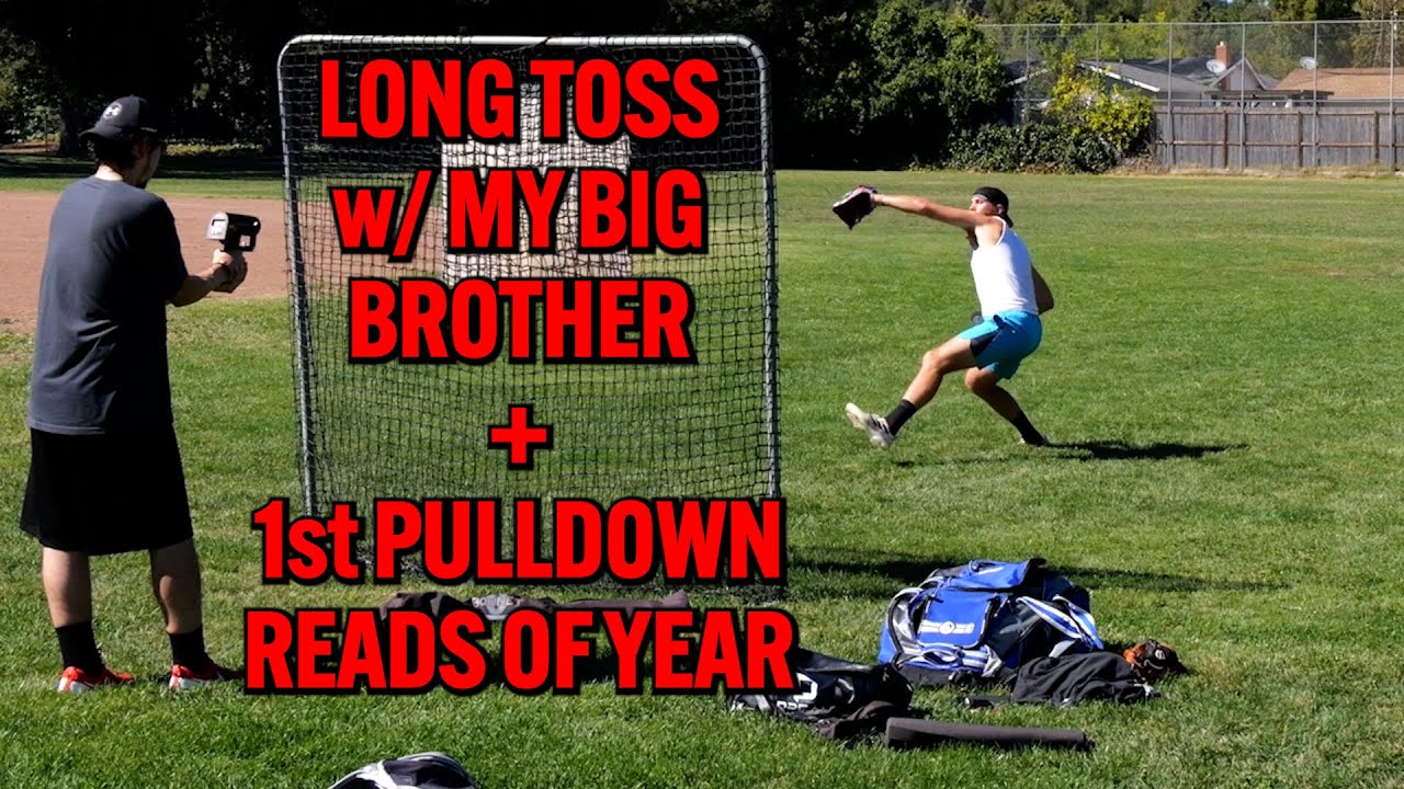 1st Long Toss + Light Pulldown Velo Reads of Winterball Prep 2022