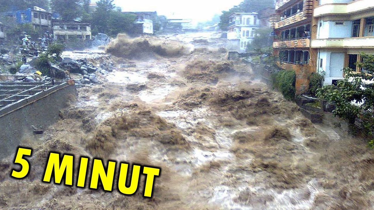 5 Natychmiastowych Powodzi UCHWYCONYCH NA KAMERZE