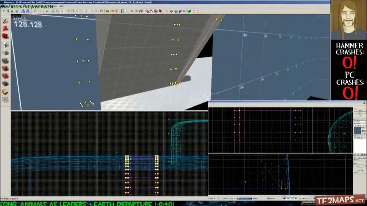 TF2 Mapping - Blank slate to pl_crash_a1 in 15 hours 32x speed