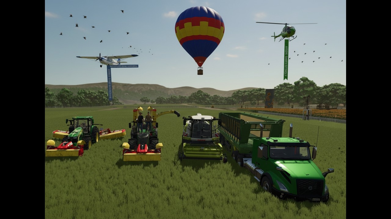 Big Meadow Harvest! CLAAS Forage Crew — Riverbend Springs Multiplayer Episode 4