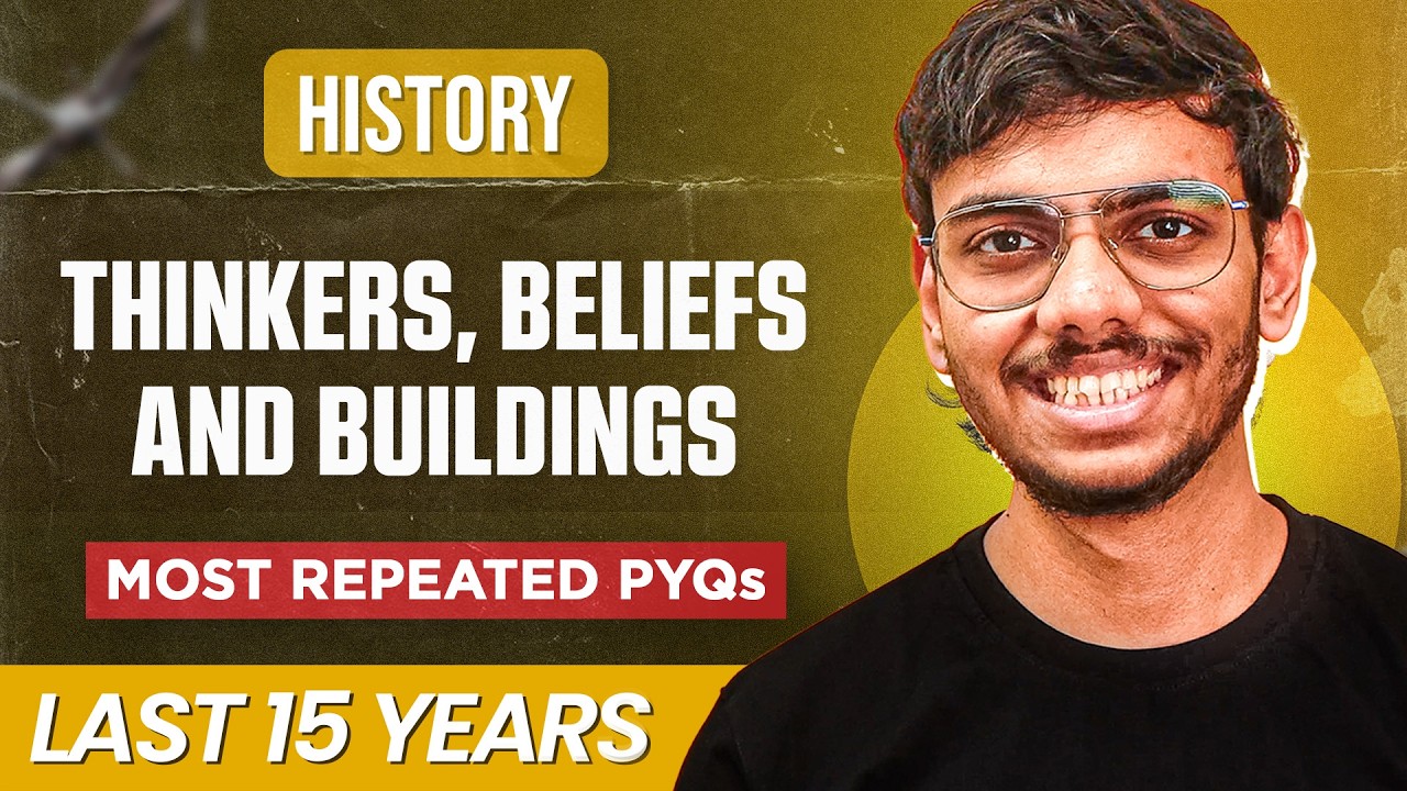 Thinkers Beliefs and Buildings Class 12 Most Important Questions and Repeated PYQs for Board Exams