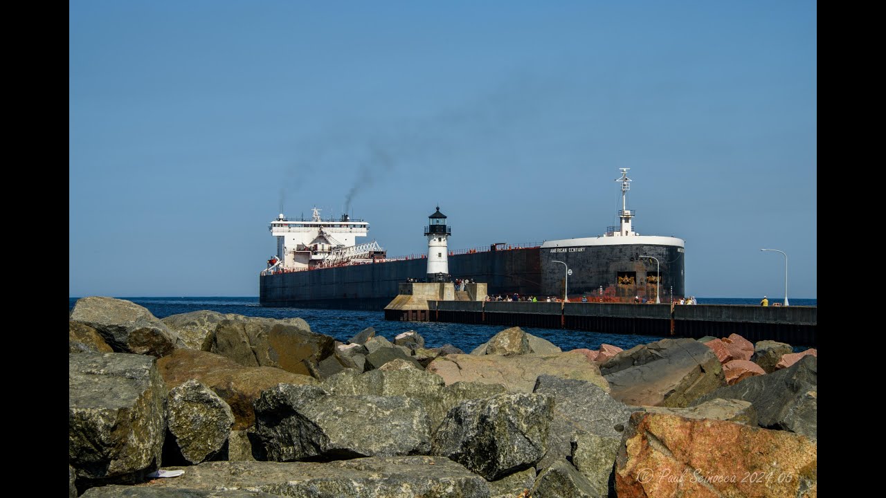 Broken Bridge Cable? Watch the Bridge North Counter Weight! American Century Duluth Arrival.