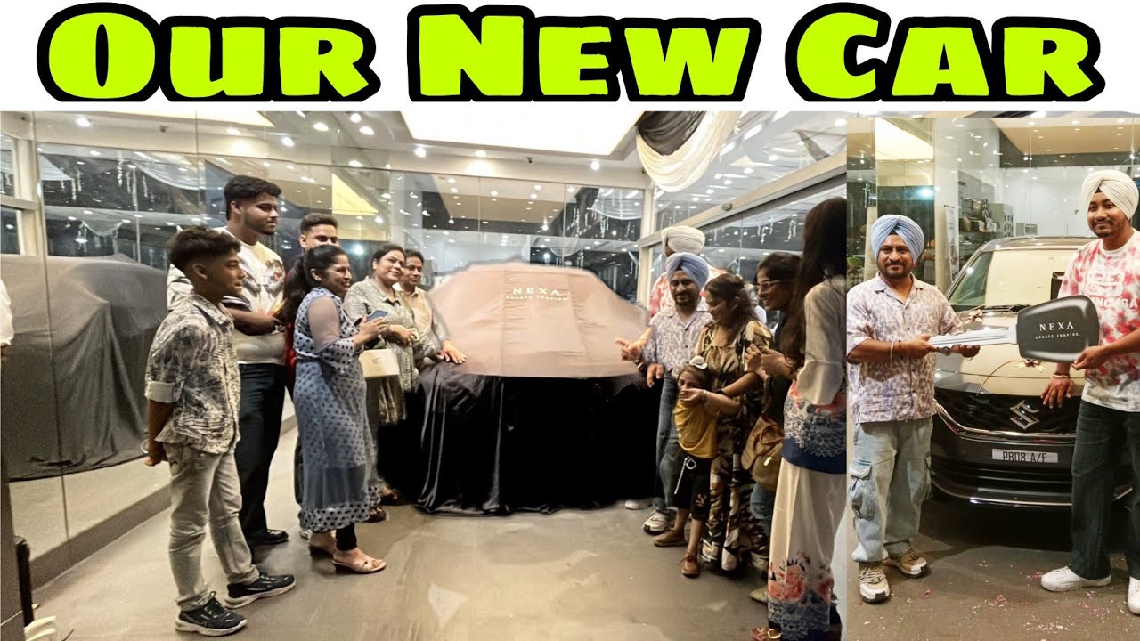 Delivery Of Our New Car 🚘 | First New Car Delivery From Maruti Suzuki 2025