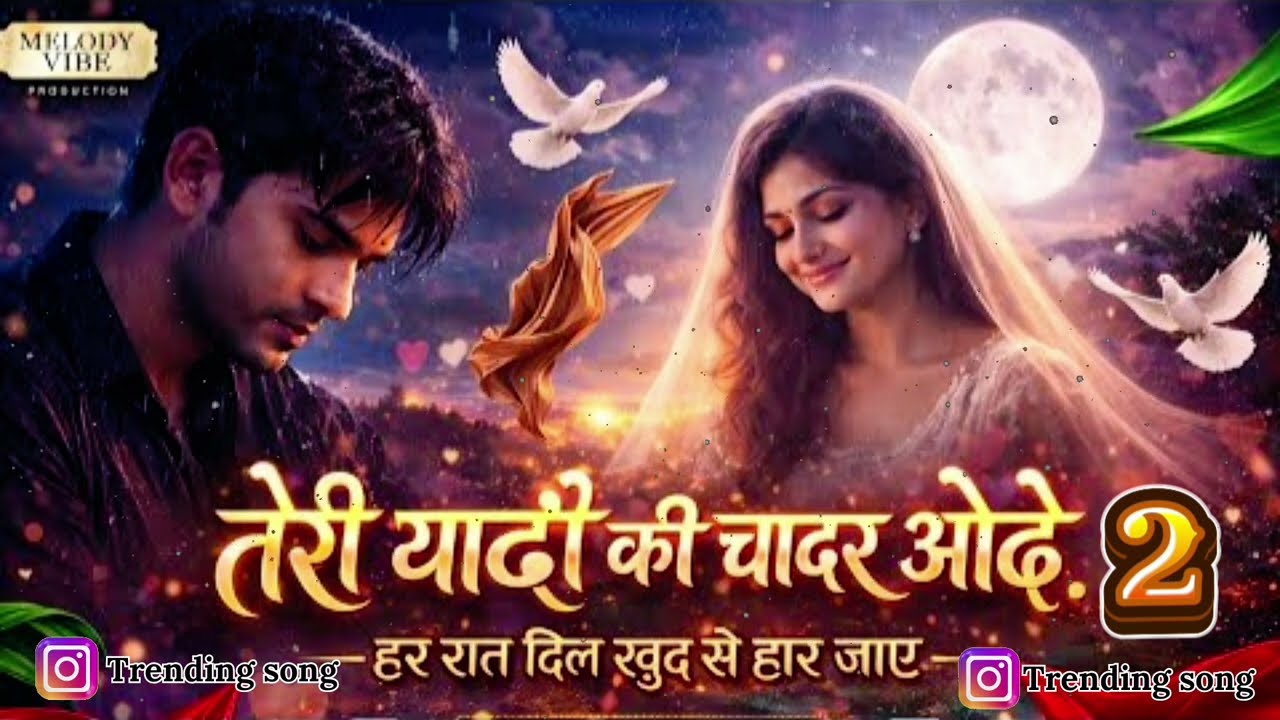 तेरी यादों की चादर ओढ़े  | Teri yadon ki Chadar odhe 2 song | new trending sad song | Bollywood song
