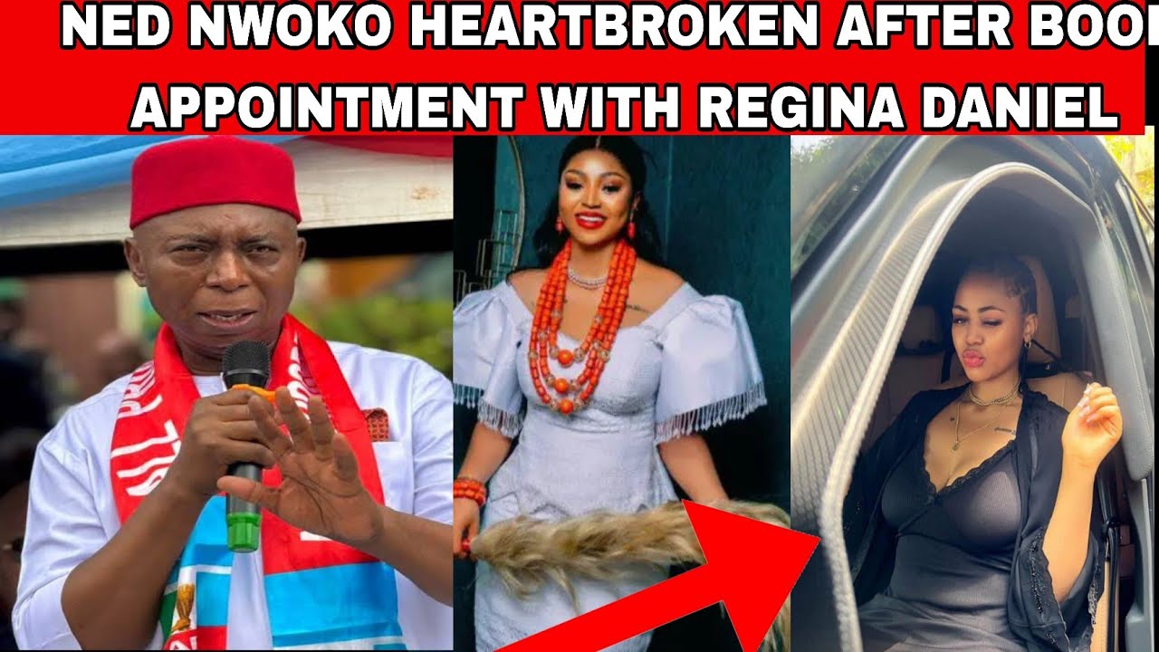 📢NED NWOKO IN DISBELIEF AS REGINA DANIEL SHOW UP WITH HER MAN AFTER BOOK APPOINTMENT TO SEE HER💔