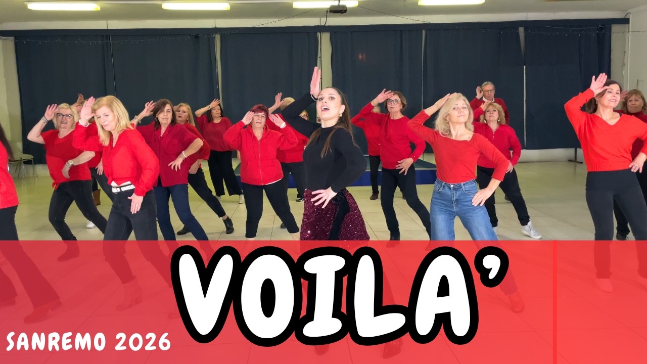 ELETTRA LAMBORGHINI - Voilà - SANREMO 2026 - Coreografia - Ballo di Gruppo - Social Dance