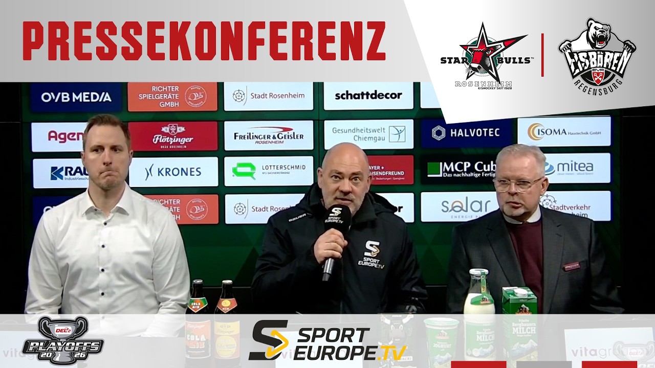 PRESSEKONFERENZ - STARBULLS ROSENHEIM - EISBÄREN REGENSBURG - 17.03.2026