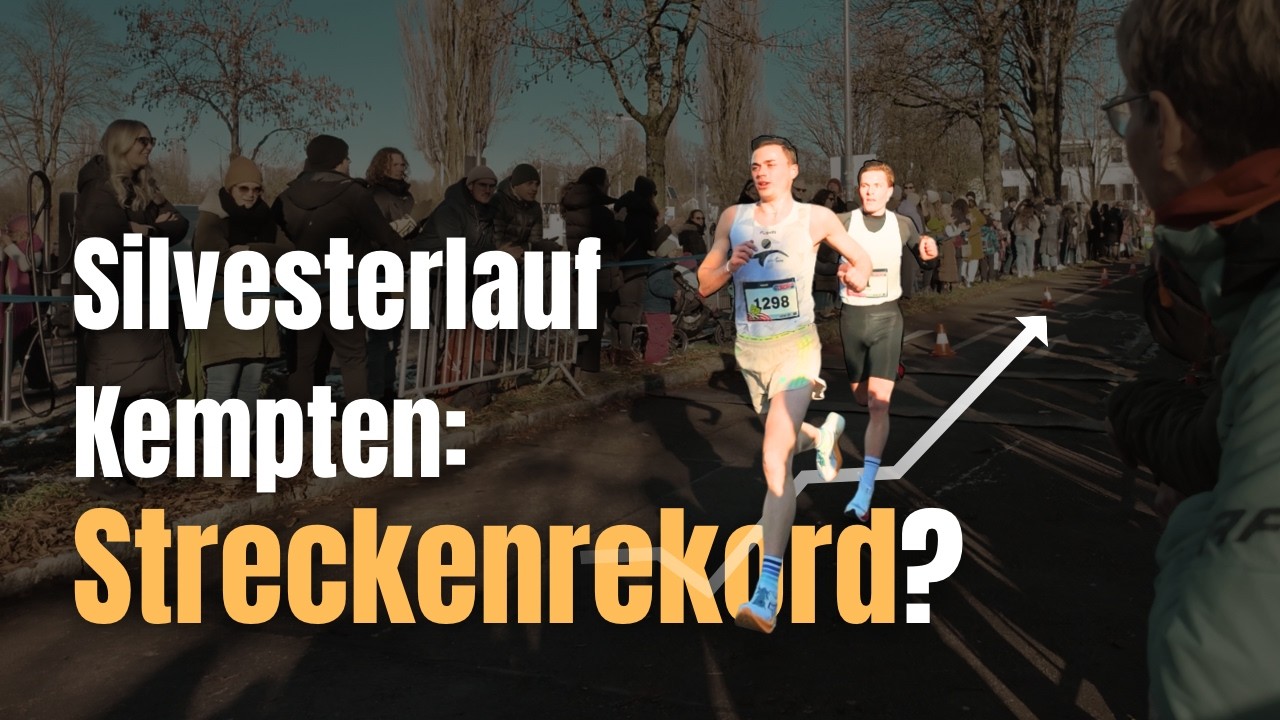 Höhenmeter und knappes Rennen: Silvesterlauf Kempten 🏃🏼‍➡️ | race vlog
