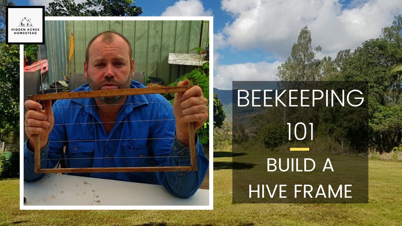 How To BUILD a Bee HIVE FRAME with 3 MUST HAVE JIGS ! Beekeeping 101