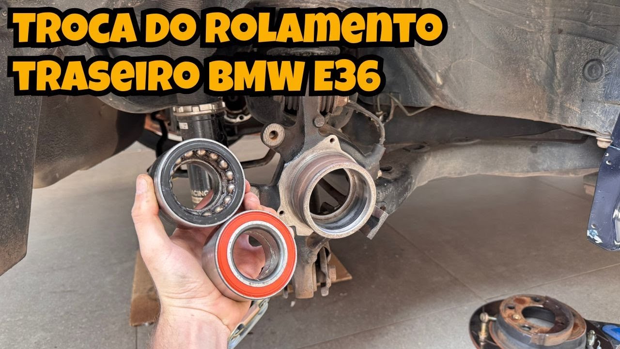 Troca do rolamento e cubo traseiro BMW E36