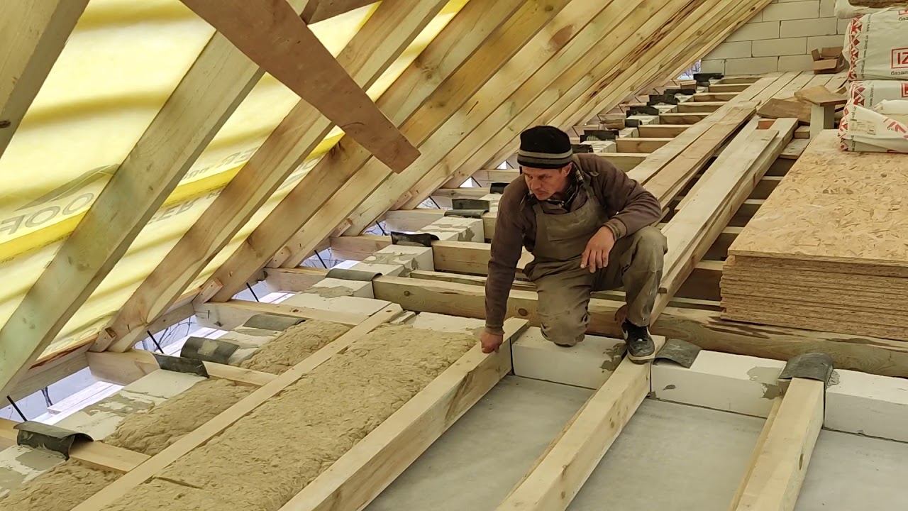 Утеплення перекриття .